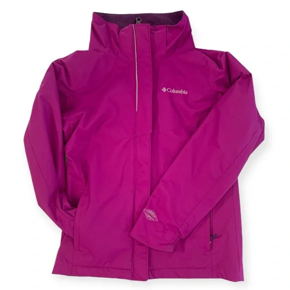 Columbia coat, removable liner and hood, girls size medium - Picture 3 of 16